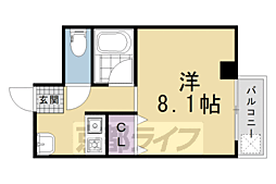 ハイツ協栄 1Kの間取図画像