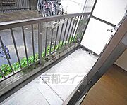 広いバルコニーです。