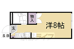 レオパレスダ・カーポ ワンルームの間取図画像