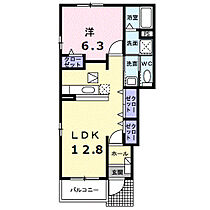 サニーフラット  ｜ 広島県福山市瀬戸町大字地頭分1170-1（賃貸アパート1LDK・1階・46.49㎡） その2