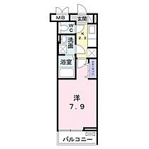 ベル　ヴィラージオ  ｜ 広島県福山市新涯町5丁目17番39号（賃貸アパート1K・2階・26.15㎡） その2