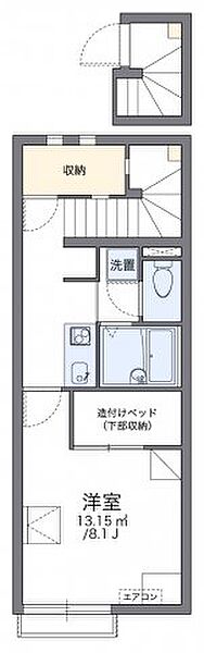 レオネクストヴィクトワール山手 202｜広島県福山市山手町1丁目(賃貸アパート1K・2階・28.02㎡)の写真 その2