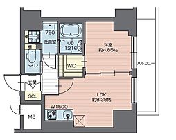 間取図画像 1LDK