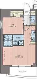 プレジオ池袋NORTH 1LDKの間取図画像