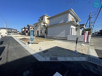 外観：建築条件なし！！お好きなハウスメーカーさんで建てられます。お家にこだわりのある方におすすめしたいお土地です♪