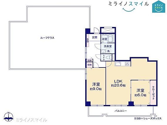 約95m2のル...