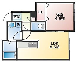 20CP実施中フルハウスN42 206 ｜ 北海道札幌市東区北四十二条東5丁目3-18（賃貸アパート1LDK・3階・37.45㎡） その2