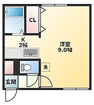 20CP実施中プチ・フローラK 11 ｜ 北海道札幌市白石区南郷通15丁目北8-12（賃貸アパート1K・2階・24.58㎡） その2