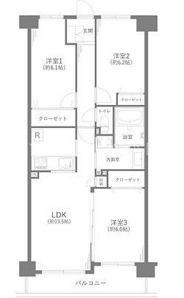 間取りを拡大表示