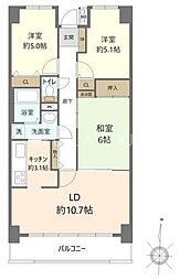 間取図画像 3LDK