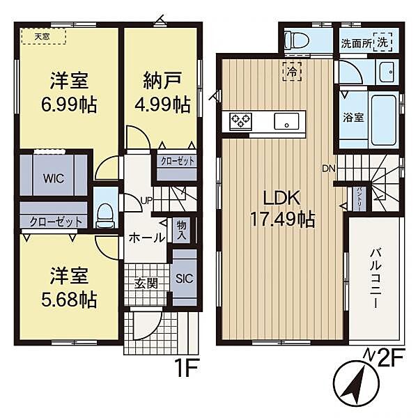 間取りを拡大表示