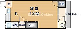 西川ハイツ  ｜ 大阪府八尾市宮町1丁目（賃貸アパート1R・2階・36.00㎡） その2