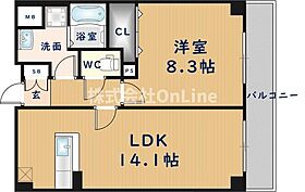 グランデフィオーレ  ｜ 大阪府八尾市高砂町5丁目（賃貸マンション1LDK・3階・52.48㎡） その2