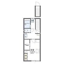 レオパレスさちB 212 ｜ 大阪府八尾市老原3丁目（賃貸アパート1K・2階・26.08㎡） その2