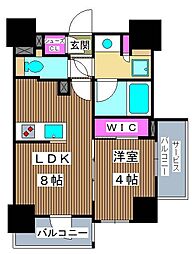 PREMIST板橋 1LDKの間取図画像