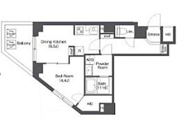 COMFORIA志村坂上 1DKの間取図画像