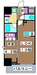 ラティエラ板橋 1LDKの間取図画像