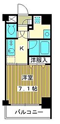 レジデンス東武練馬 1Kの間取図画像