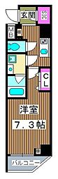 ユリカロゼAZ西台 1Kの間取図画像