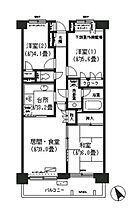 神奈川県川崎市中原区上小田中6丁目（賃貸マンション3LDK・6階・62.20㎡） その2