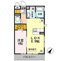 神奈川県川崎市高津区久地4丁目（賃貸アパート1LDK・3階・33.61㎡） その2