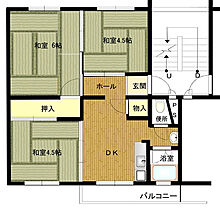 兵庫県神戸市垂水区青山台4丁目（賃貸マンション3DK・4階・45.84㎡） その2