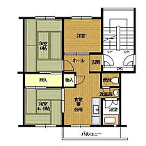 兵庫県公社　伊川谷（3）4号棟  ｜ 兵庫県神戸市西区伊川谷町有瀬（賃貸マンション3DK・1階・46.86㎡） その2