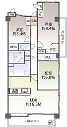 間取図画像 3LDK