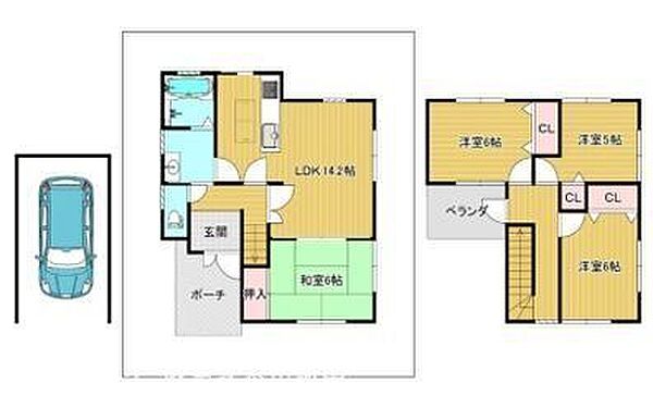 間取りを拡大表示