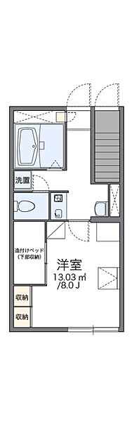 兵庫県たつの市龍野町日飼(賃貸アパート1K・1階・23.61㎡)の写真 その2