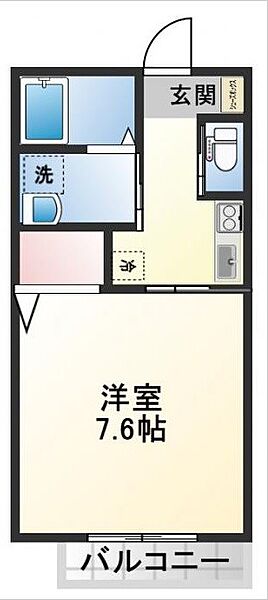 SEKISUI RESIDENCE ｜兵庫県姫路市神子岡前１丁目(賃貸アパート1K・1階・27.70㎡)の写真 その2