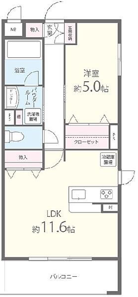 兵庫県姫路市新在家１丁目(賃貸マンション1LDK・3階・42.34㎡)の写真 その2