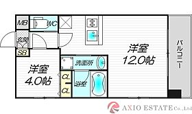 CITY SPIRE西中島  ｜ 大阪府大阪市淀川区木川東1丁目4-2（賃貸マンション1LDK・4階・34.12㎡） その2