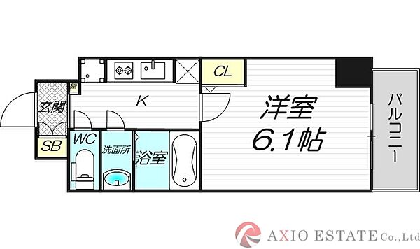 エムブイインプ新大阪 ｜大阪府大阪市淀川区木川東4丁目(賃貸マンション1K・7階・22.65㎡)の写真 その2