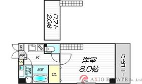 シャンテドミール AWAJI  ｜ 大阪府大阪市東淀川区淡路4丁目6-8（賃貸マンション1K・6階・26.54㎡） その2