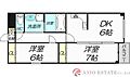 クラウンハイム豊新3階7.2万円