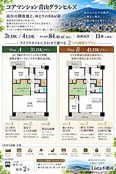 コアマンション青山グランヒルズ 4LDKの間取図画像