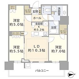 間取図画像 3LDK