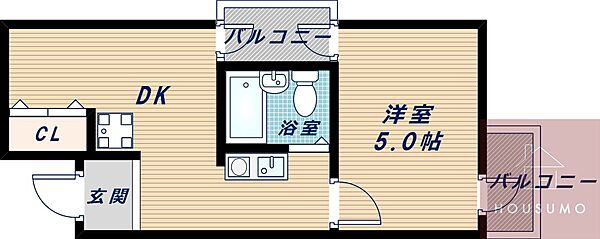 ラ・ペール一番館 ｜大阪府大阪市淀川区新高1丁目(賃貸マンション1DK・5階・23.91㎡)の写真 その2