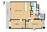 間取り：生活動線が考慮されたゆとりある広々とした間取り図です
