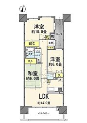 トーキョーガーデンスイートD棟アクアコート 3LDKの間取図画像