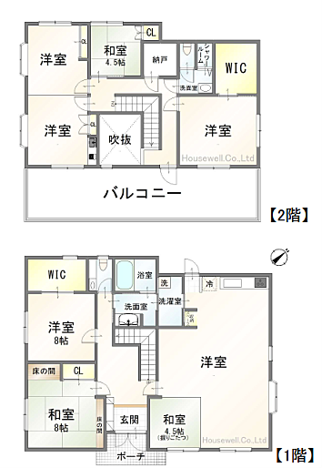 間取りを拡大表示