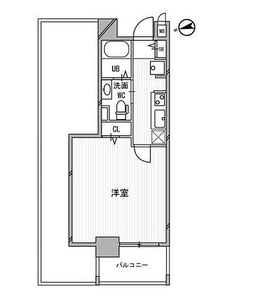 アルファレガロ兵庫 501｜兵庫県神戸市兵庫区三川口町2丁目(賃貸マンション1K・5階・26.86㎡)の写真 その2