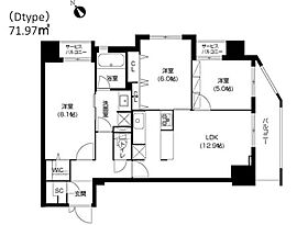 アーバネックス元町通 302 ｜ 兵庫県神戸市中央区元町通6丁目2-2（賃貸マンション3LDK・3階・71.97㎡） その1