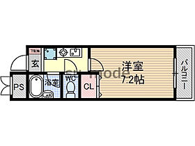 エアフォルク沢良宜  ｜ 大阪府茨木市沢良宜西4丁目（賃貸マンション1K・3階・22.04㎡） その2