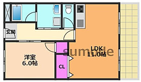 ディアコート千里  ｜ 大阪府摂津市千里丘3丁目（賃貸マンション1LDK・3階・43.74㎡） その2