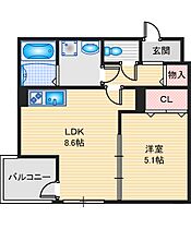 （仮称）ファインウッド南茨木  ｜ 大阪府茨木市沢良宜西2丁目（賃貸アパート1LDK・3階・34.78㎡） その2