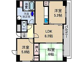 パレ舟木  ｜ 大阪府茨木市舟木町（賃貸マンション3LDK・4階・65.70㎡） その2