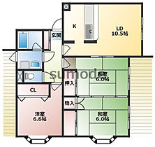 小林マンション  ｜ 大阪府茨木市耳原3丁目（賃貸マンション3LDK・1階・63.50㎡） その2