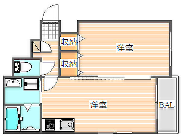 コンフォール博多駅南 ｜福岡県福岡市博多区博多駅南2丁目(賃貸マンション1LDK・4階・41.59㎡)の写真 その2